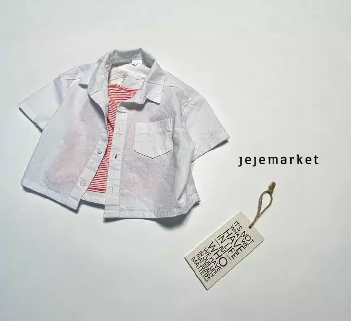 Jeje Market - Korean Children Fashion - #minifashionista - Linen Unbalance Shirt - 11
