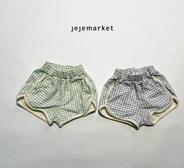 Jeje Market - Korean Children Fashion - #minifashionista - Robin Check Shorts - 7