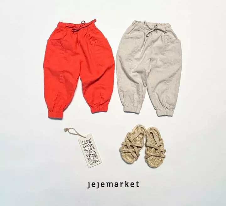 Jeje Market - Korean Children Fashion - #prettylittlegirls - Linen Jogger Pants - 9