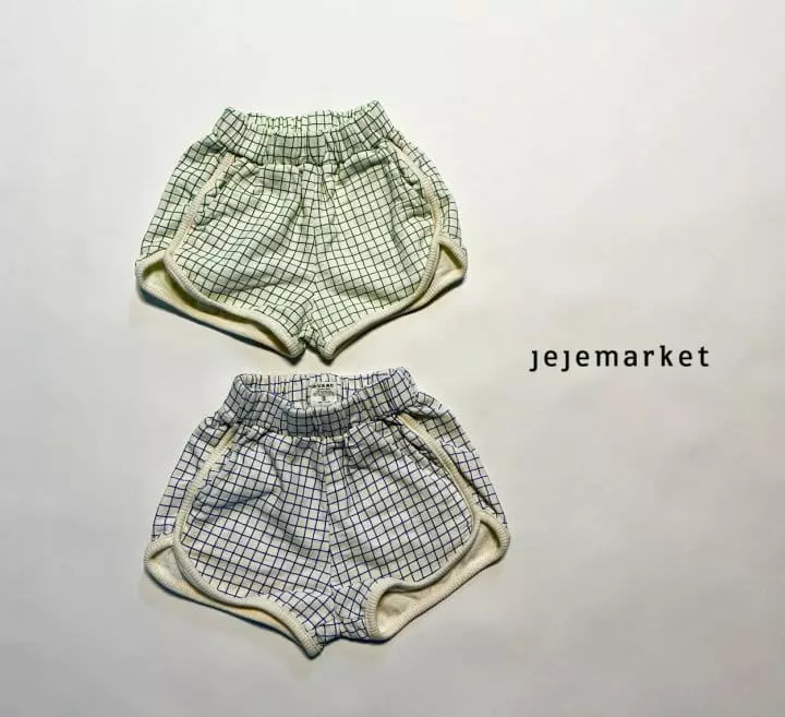 Jeje Market - Korean Children Fashion - #prettylittlegirls - Robin Check Shorts - 8