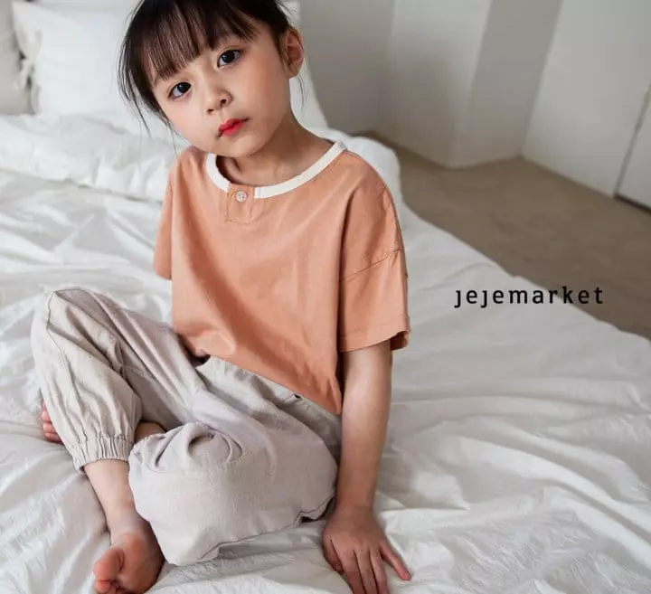 Jeje Market - Korean Children Fashion - #stylishchildhood - From Henry Neck Tee