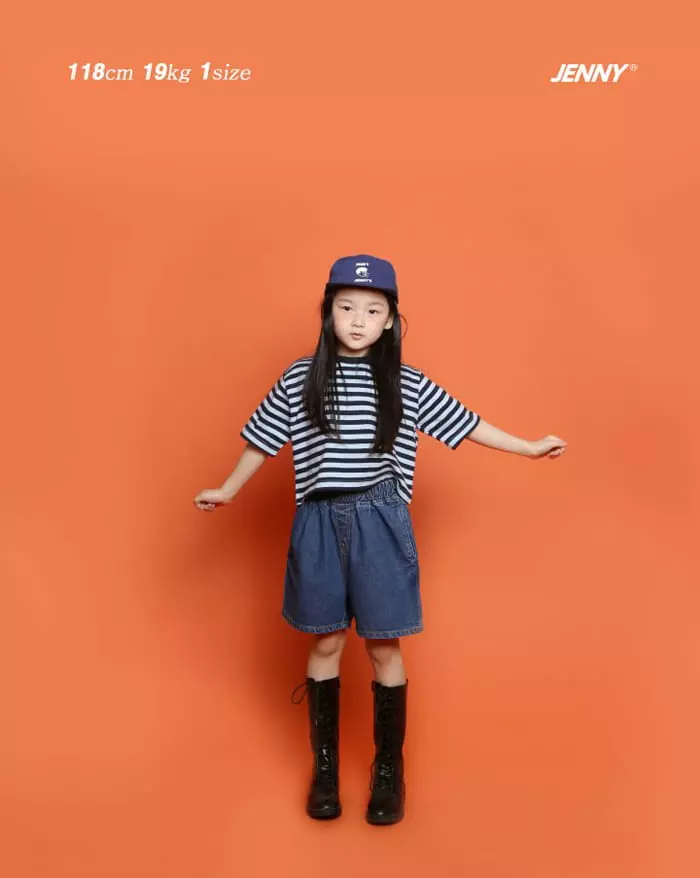 Jenny Basic - Korean Children Fashion - #magicofchildhood - Banding Denim Shorts - 11