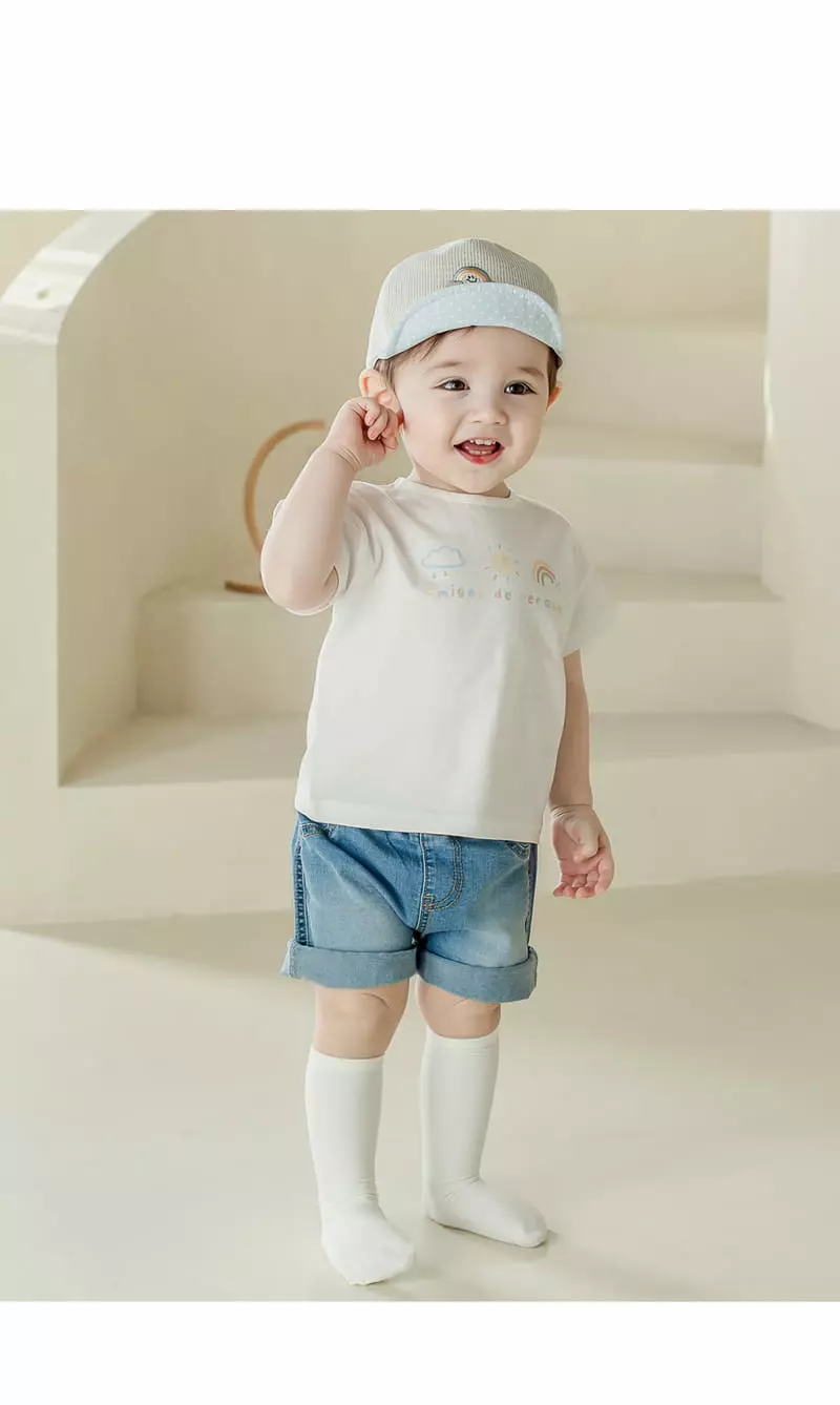 Kids Clara - Korean Baby Fashion - #babyboutique - Aqua Jello Baby Knee Socks [set of 5]