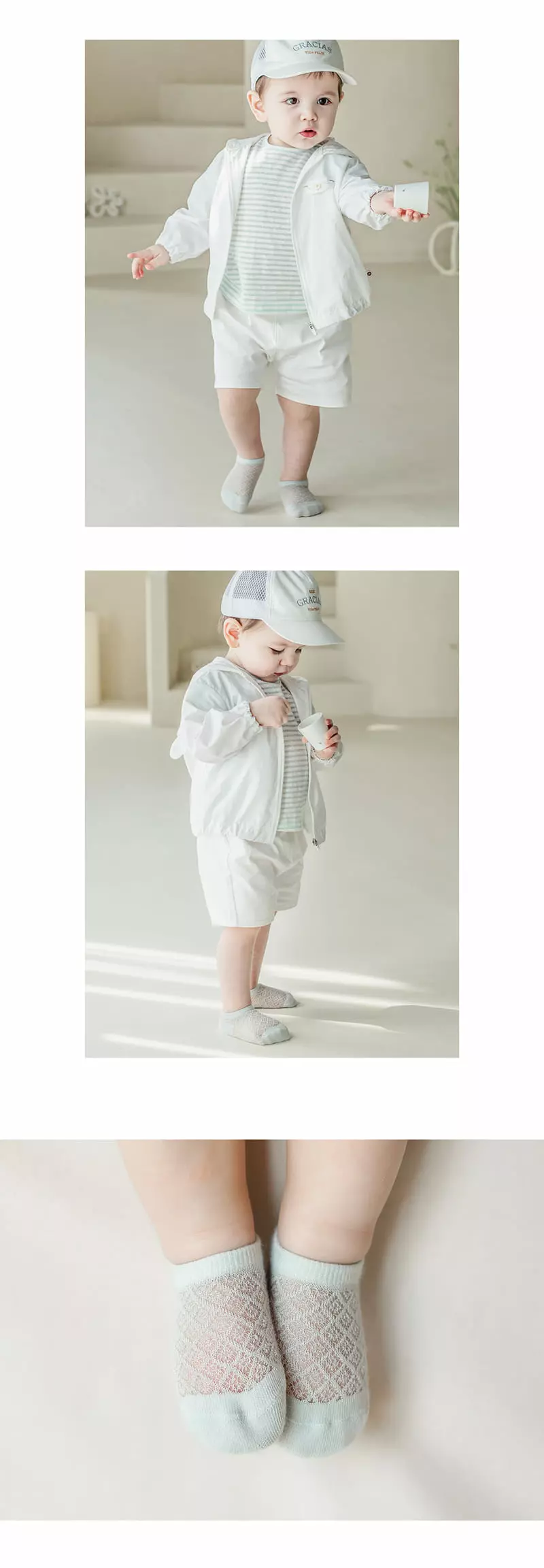 Kids Clara - Korean Baby Fashion - #babyfever - Mimas Summer Baby Socks [set of 5] - 3