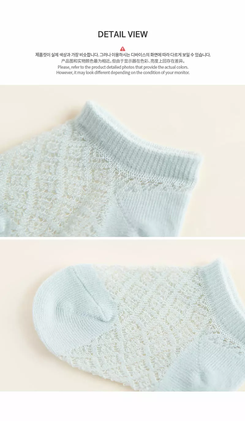 Kids Clara - Korean Baby Fashion - #babyoninstagram - Mimas Summer Baby Socks [set of 5] - 6
