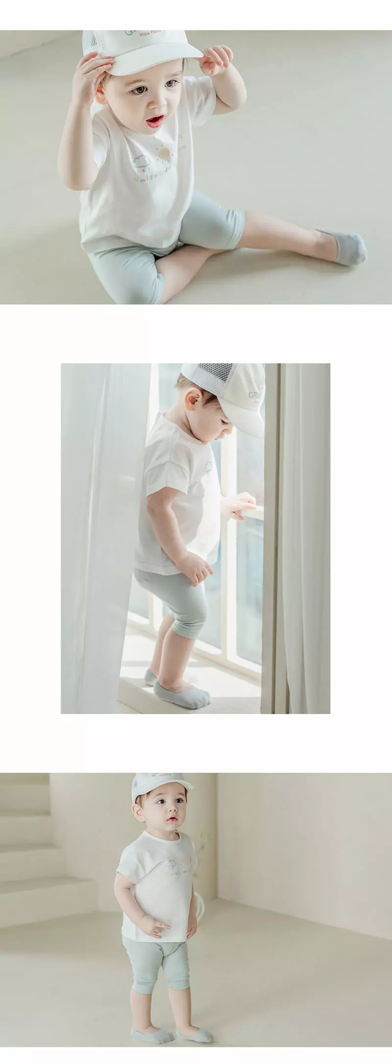 Kids Clara - Korean Baby Fashion - #onlinebabyshop - Aroco Summer Babay Socks [set of 5] - 3