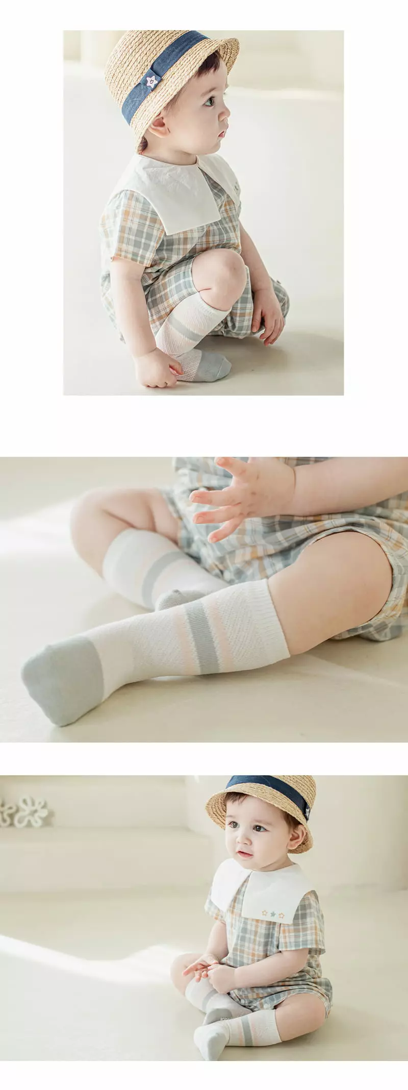 Kids Clara - Korean Baby Fashion - #smilingbaby - Benna Summer Babay Knee Socks [set of 5] - 5