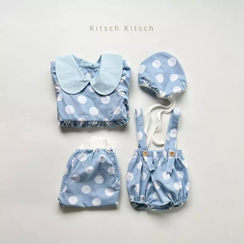 Kitsch Kitsch - Korean Children Fashion - #littlefashionista - Dot Jogger Pants - 2
