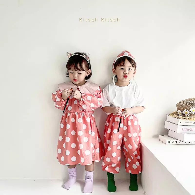 Kitsch Kitsch - Korean Children Fashion - #minifashionista - White Basic Tee - 2