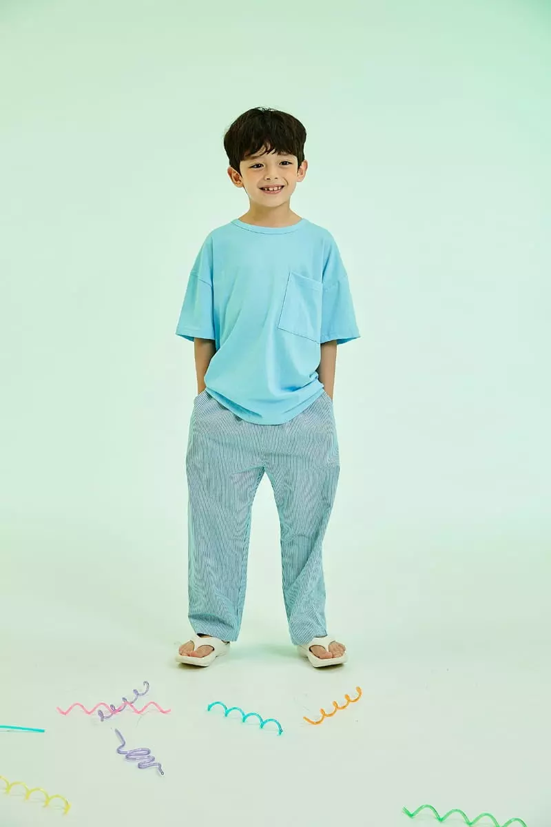 Kokoyarn - Korean Children Fashion - #childofig - Stripes Baggy Pants - 5