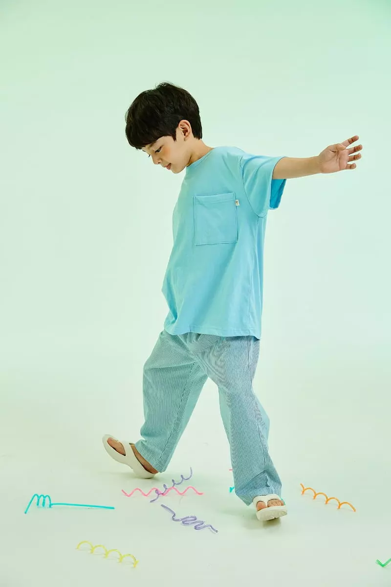 Kokoyarn - Korean Children Fashion - #childrensboutique - Stripes Baggy Pants - 7