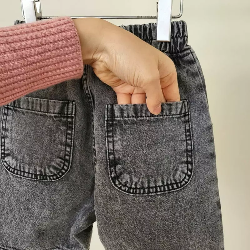Kokoyarn - Korean Children Fashion - #childrensboutique - Denim Basic Shorts - 3