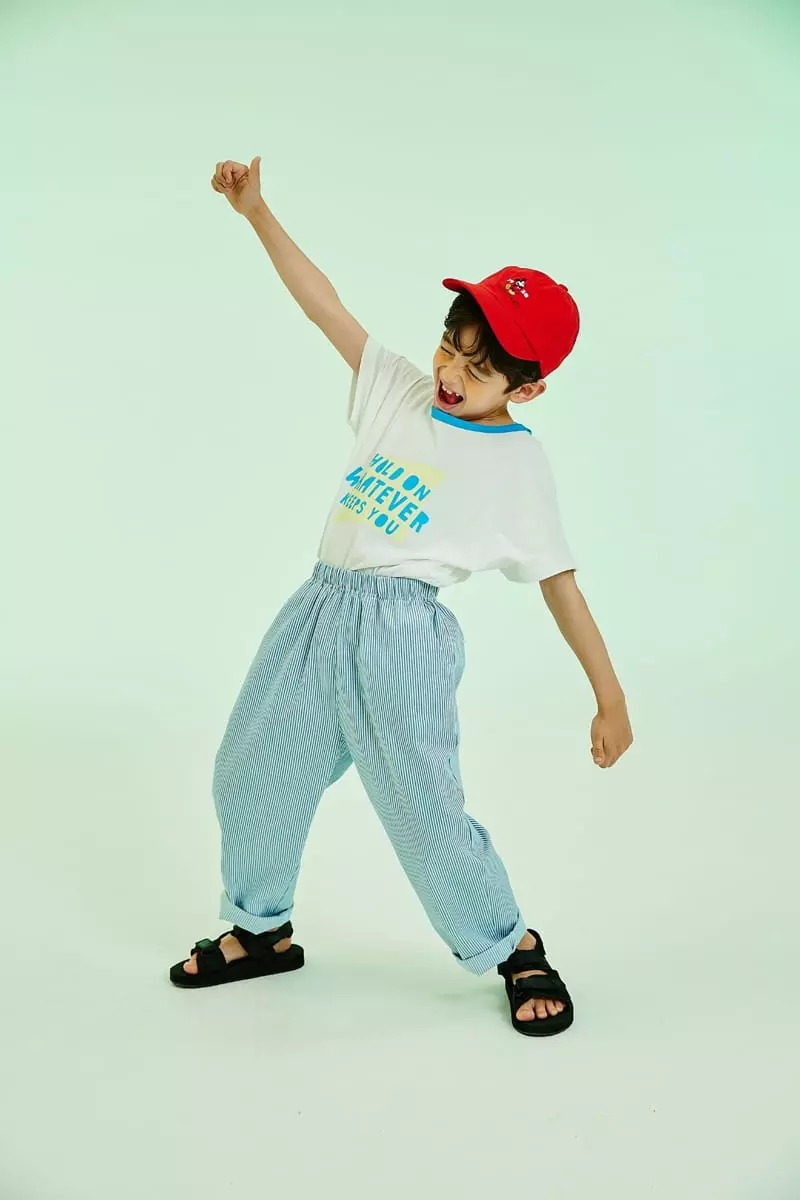 Kokoyarn - Korean Children Fashion - #fashionkids - Stripes Baggy Pants - 10