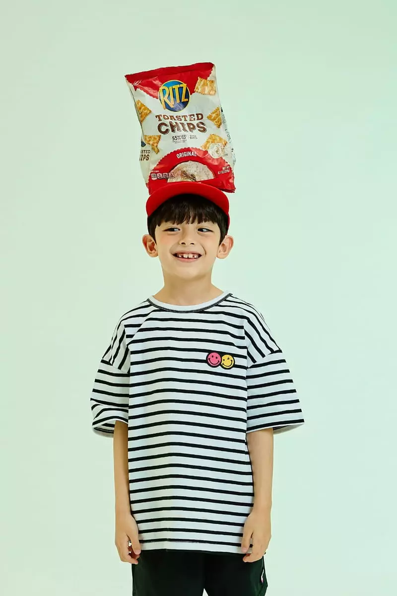 Kokoyarn - Korean Children Fashion - #minifashionista - Smile Stripes Tee - 5