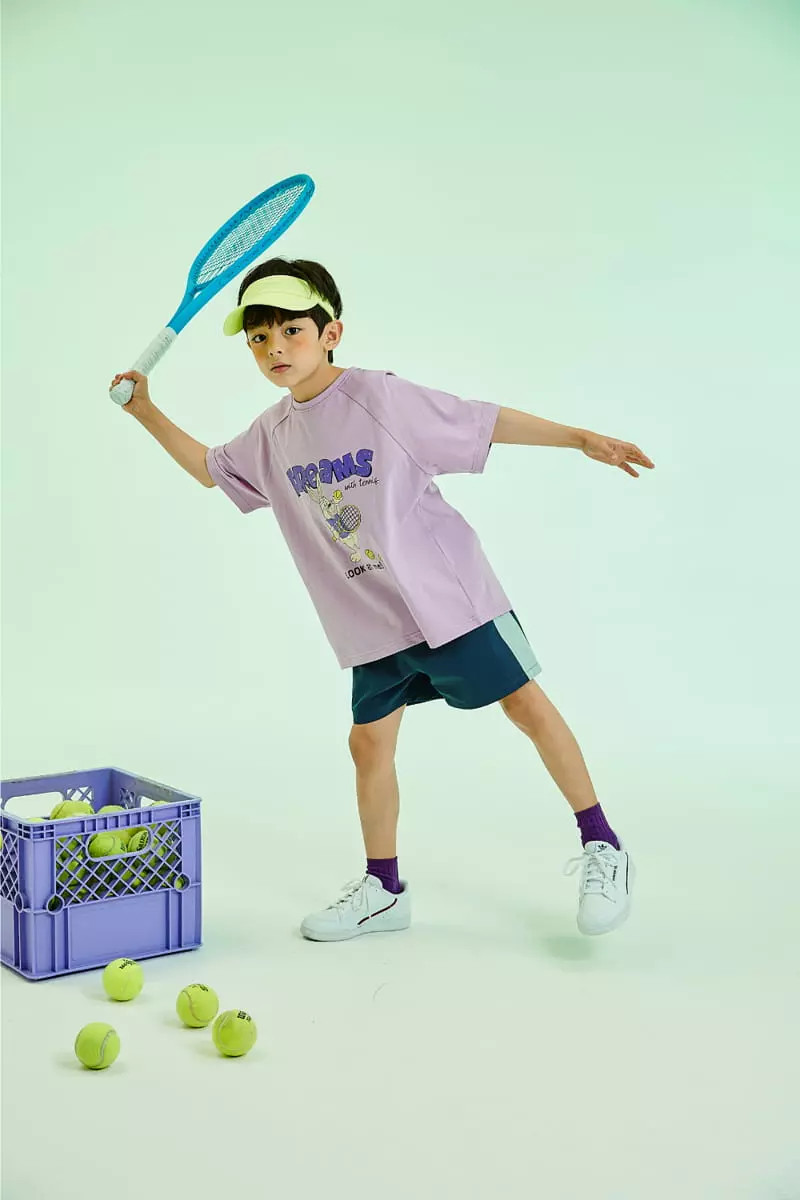 Kokoyarn - Korean Children Fashion - #prettylittlegirls - Tennis Rabbit Raglan Short Sleeves Tee - 7