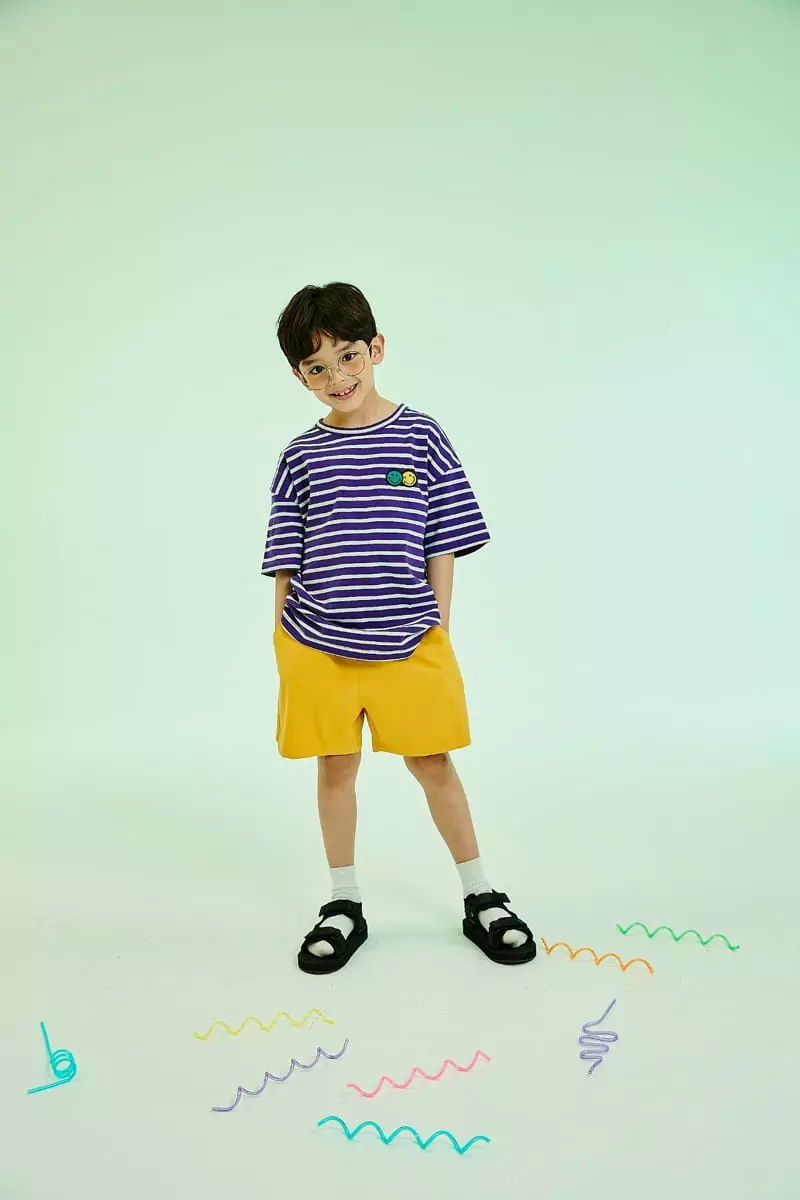 Kokoyarn - Korean Children Fashion - #stylishchildhood - Smile Stripes Tee - 9
