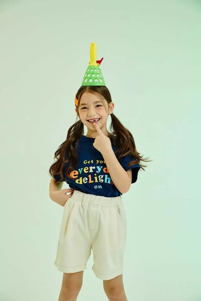 Kokoyarn - Korean Children Fashion - #toddlerclothing - Delight Short Sleeves Tee - 4