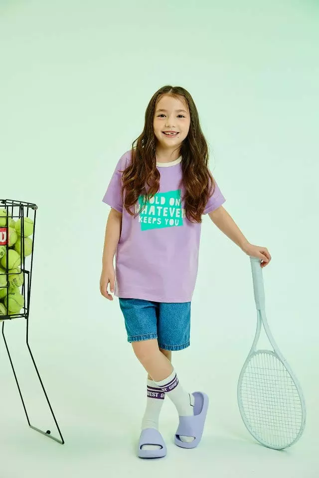 Kokoyarn - Korean Children Fashion - #todddlerfashion - Hold On Short Sleeve Tee