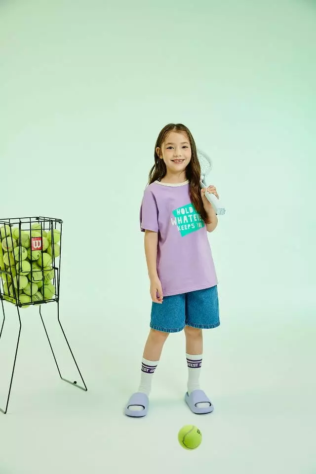 Kokoyarn - Korean Children Fashion - #toddlerclothing - Hold On Short Sleeve Tee - 2