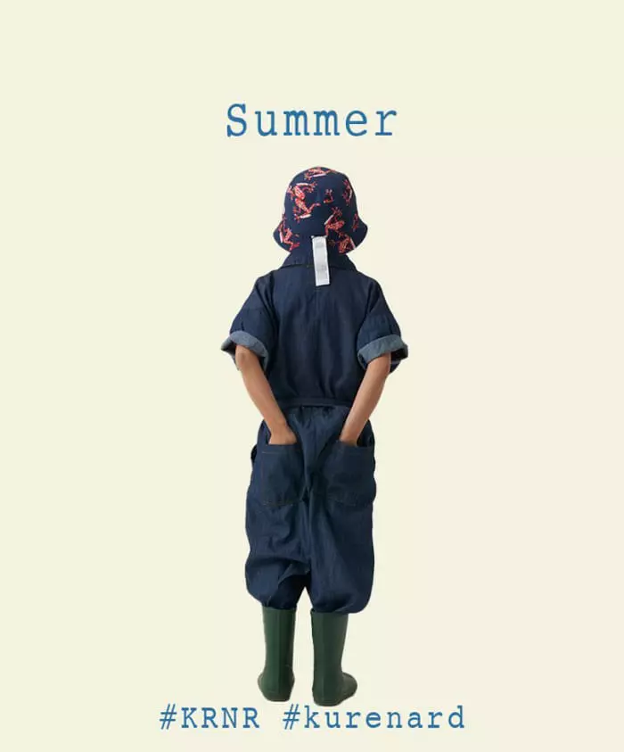 Kurenard - Korean Children Fashion - #childofig - Hazi Denim Jumpsuit - 9