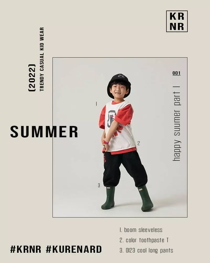 Kurenard - Korean Children Fashion - #childrensboutique - Cool Long Pants - 5