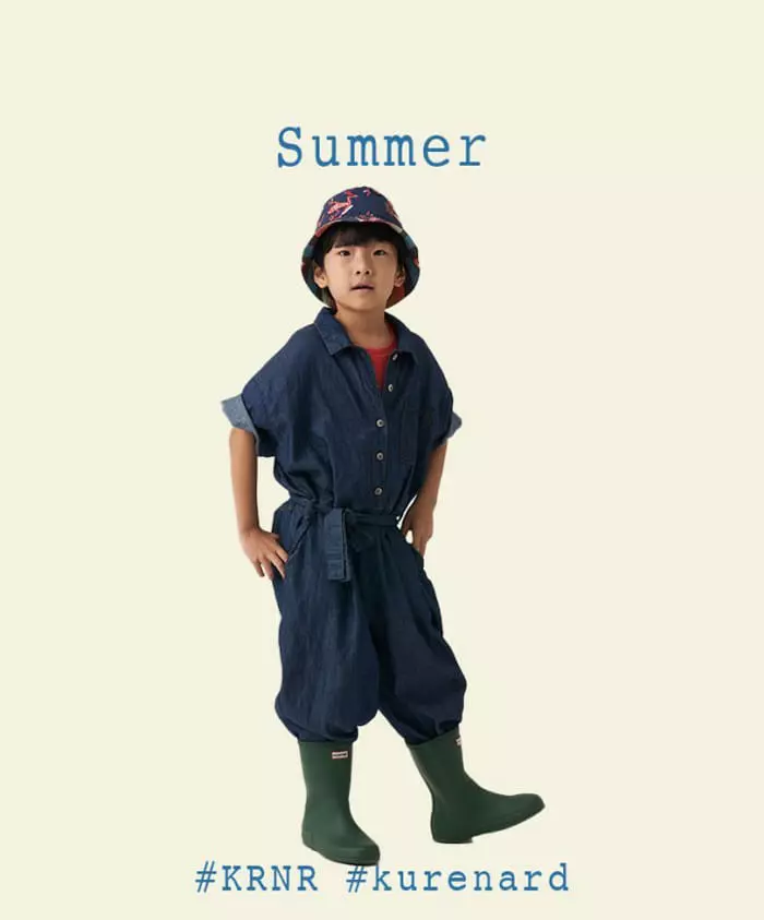 Kurenard - Korean Children Fashion - #childrensboutique - Hazi Denim Jumpsuit - 10