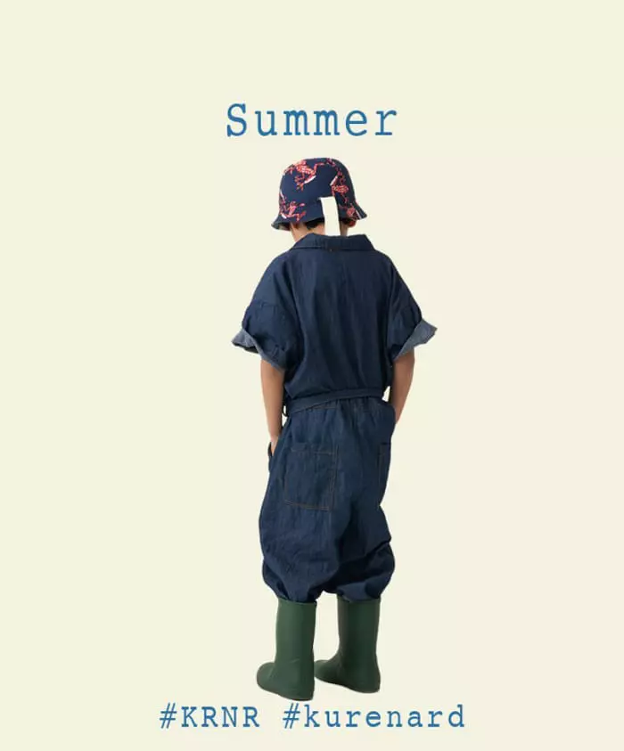 Kurenard - Korean Children Fashion - #designkidswear - Hazi Denim Jumpsuit - 11