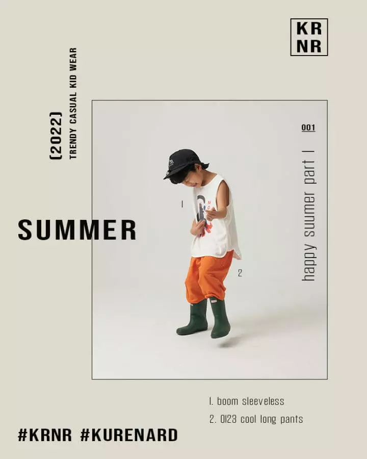 Kurenard - Korean Children Fashion - #prettylittlegirls - Cool Long Pants - 2