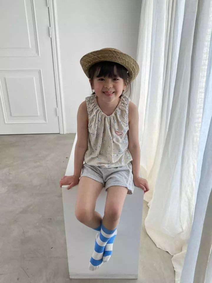 La Chouchou - Korean Children Fashion - #Kfashion4kids - Rubber Stripes Tee - 9