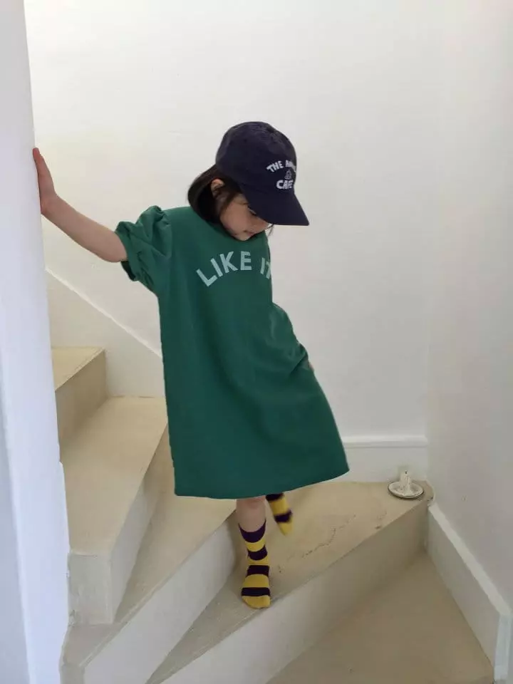 La Chouchou - Korean Children Fashion - #childofig - Big Sleeve One-piece - 6