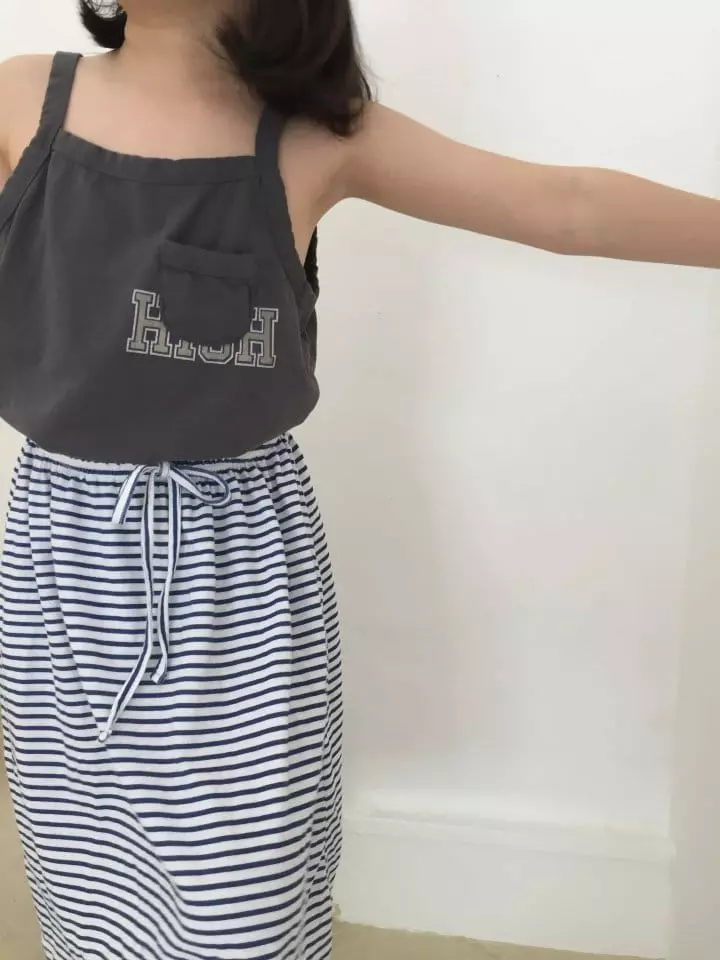 La Chouchou - Korean Children Fashion - #fashionkids - Pocket String Sleeveless - 2