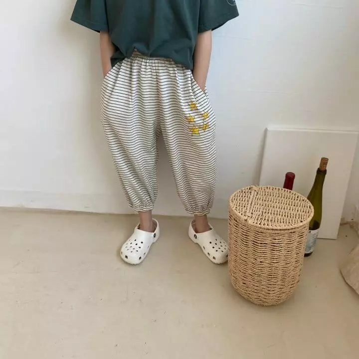 La Chouchou - Korean Children Fashion - #fashionkids - Star Stripes Pants