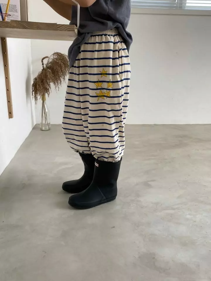 La Chouchou - Korean Children Fashion - #littlefashionista - Star Stripes Pants - 6