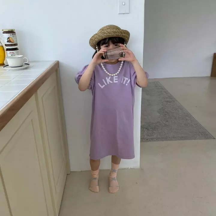 La Chouchou - Korean Children Fashion - #littlefashionista - Big Sleeve One-piece - 2