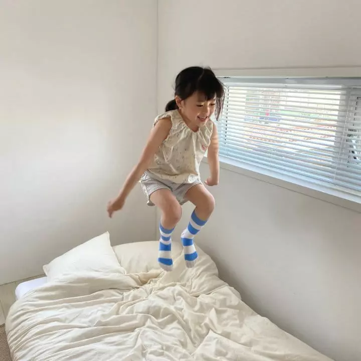 La Chouchou - Korean Children Fashion - #littlefashionista - Rubber Stripes Tee - 10