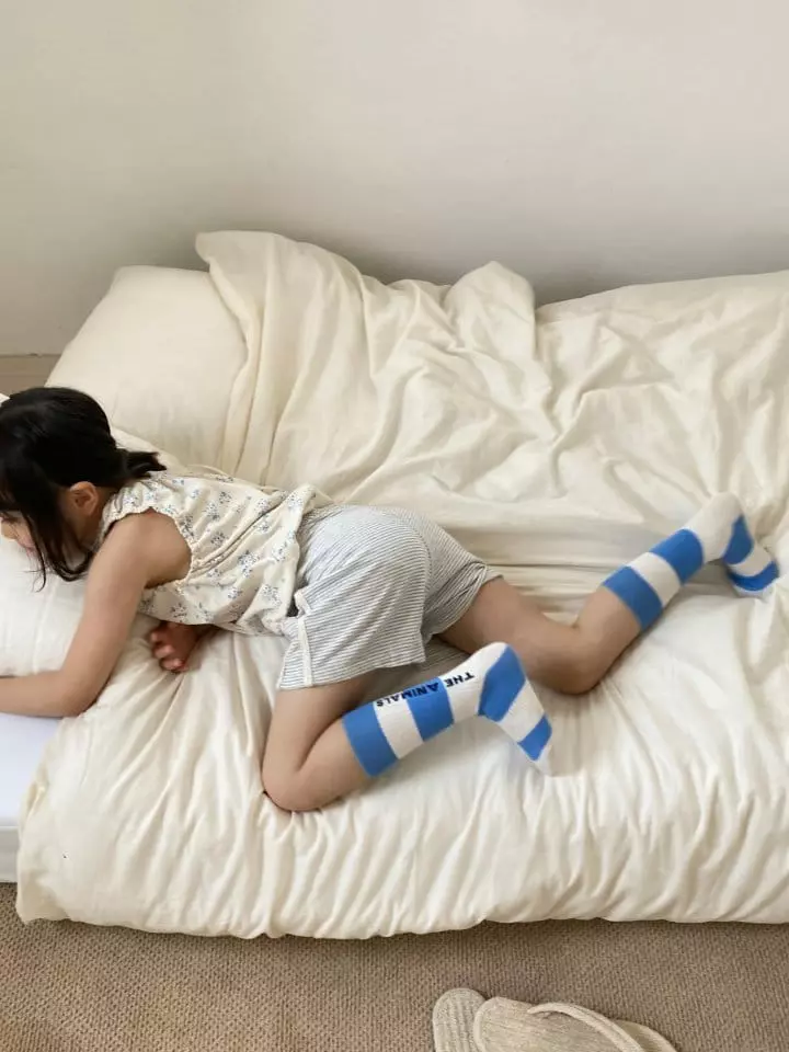 La Chouchou - Korean Children Fashion - #magicofchildhood - Rubber Stripes Tee - 11