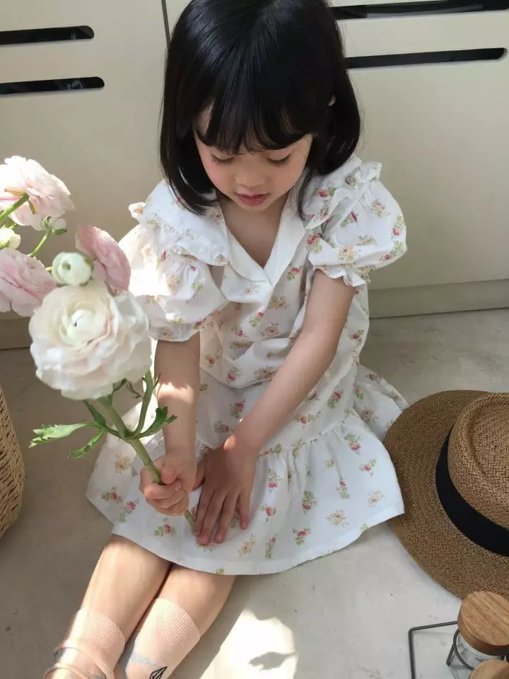 La Chouchou - Korean Children Fashion - #prettylittlegirls - Frill Sailor One-piece