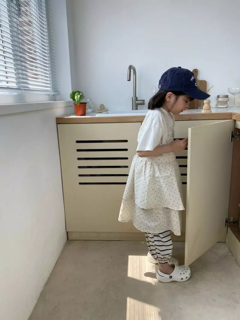 La Chouchou - Korean Children Fashion - #toddlerclothing - Cancan Dungarees Skirt - 5