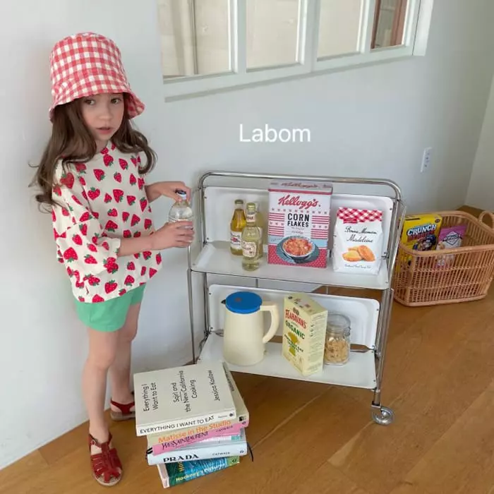 Labom - Korean Children Fashion - #Kfashion4kids - Strawberry Sun Flower Tee - 9