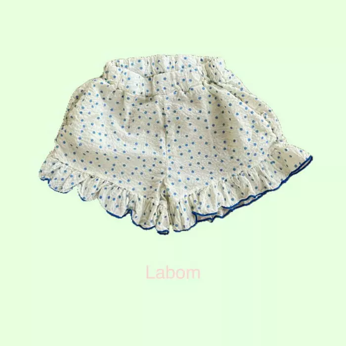 Labom - Korean Children Fashion - #childofig - Mini Dot Frill Top Bottom Set - 6
