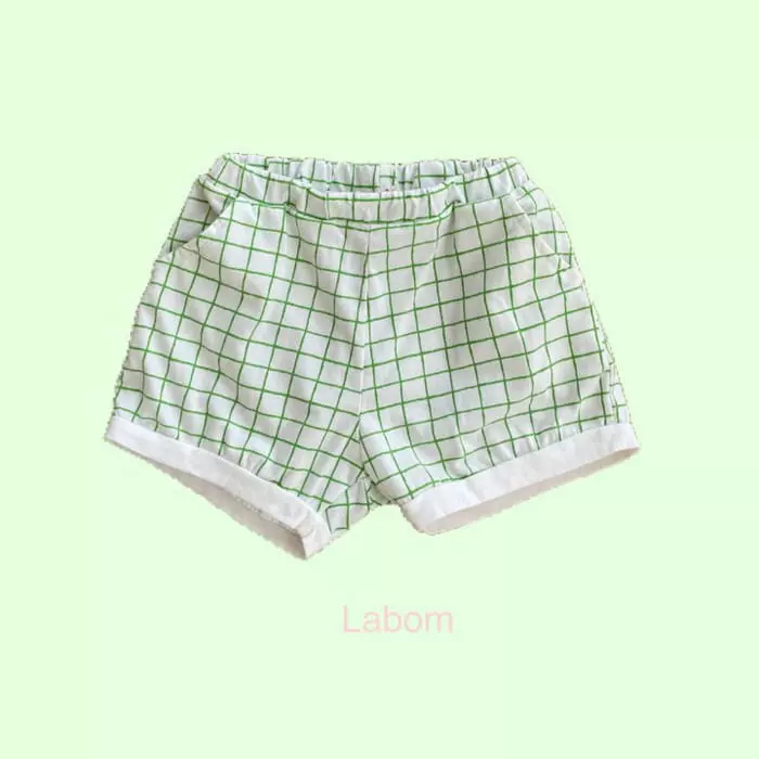 Labom - Korean Children Fashion - #childrensboutique - Sailor Check Top Bottom Set - 3