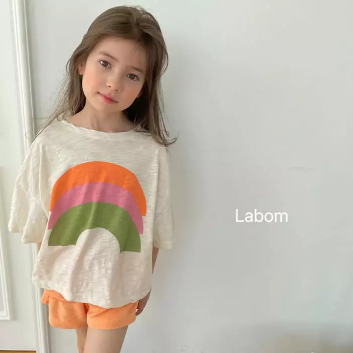 Labom - Korean Children Fashion - #discoveringself - Rainbow Tee - 9