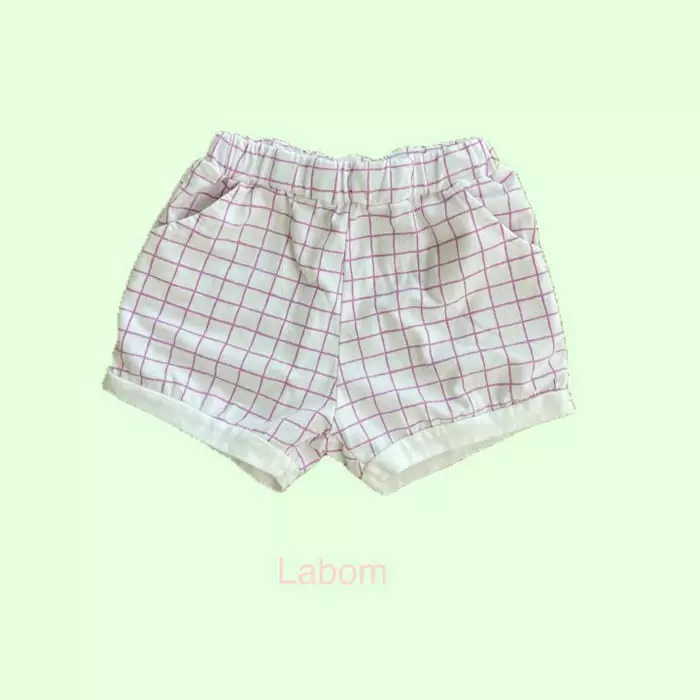 Labom - Korean Children Fashion - #fashionkids - Sailor Check Top Bottom Set - 6