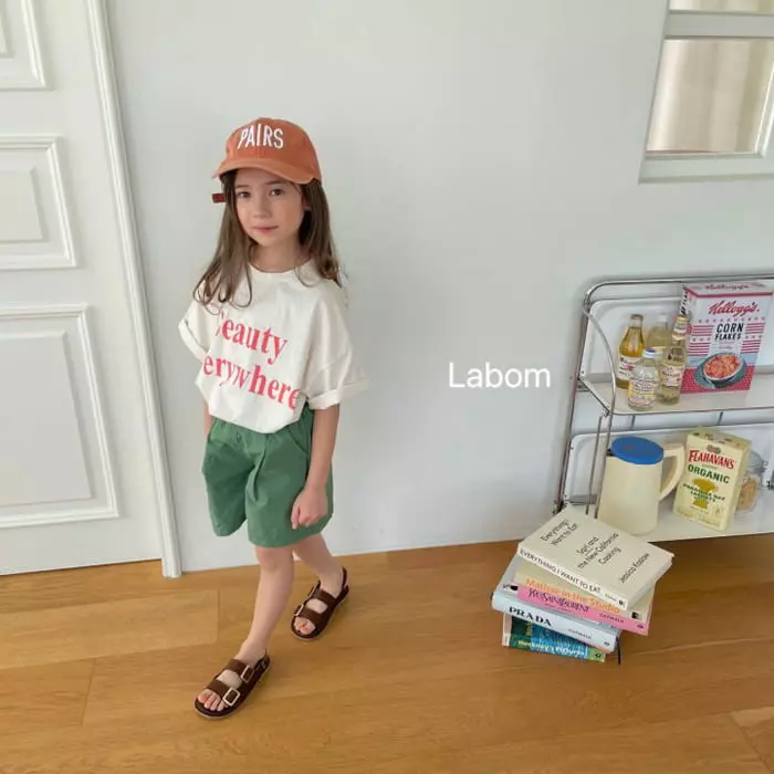 Labom - Korean Children Fashion - #kidsshorts - Beatiful Short Sleeves Tee - 8