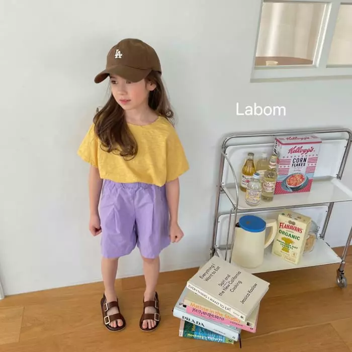 Labom - Korean Children Fashion - #kidsshorts - Eddie Slub Tee - 7