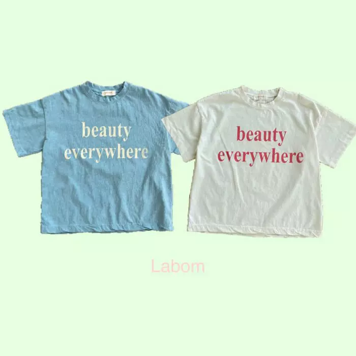 Labom - Korean Children Fashion - #littlefashionista - Beatiful Short Sleeves Tee - 12