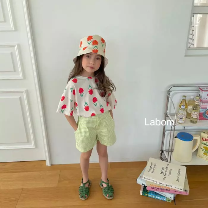 Labom - Korean Children Fashion - #magicofchildhood - Strawberry Sun Flower Tee - 11