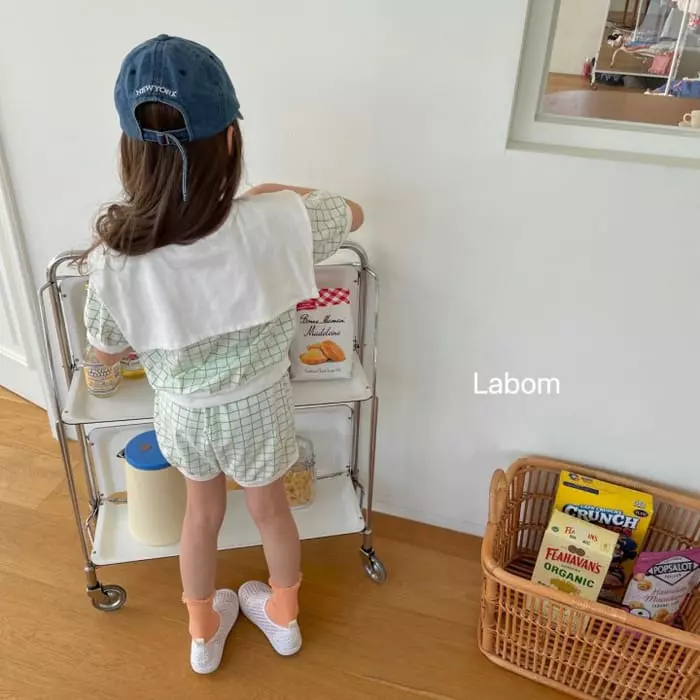 Labom - Korean Children Fashion - #magicofchildhood - Sailor Check Top Bottom Set - 12