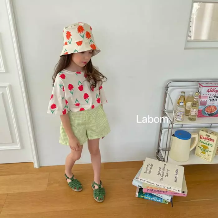 Labom - Korean Children Fashion - #minifashionista - Strawberry Sun Flower Tee - 12