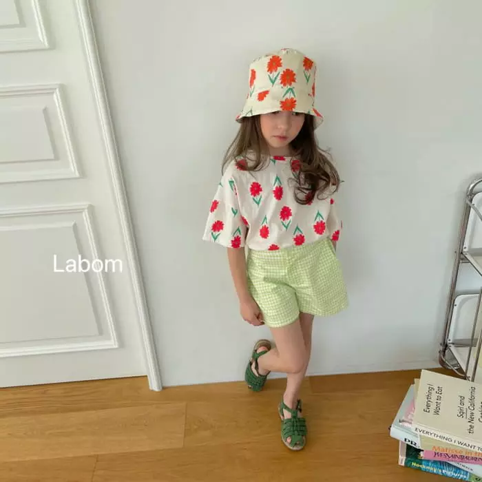 Labom - Korean Children Fashion - #minifashionista - Apple Check Shorts - 8